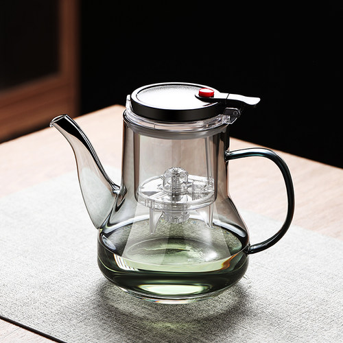 飘逸杯泡茶壶茶水分离冲茶器家用大容量玻璃耐高温一键过滤沏茶壶