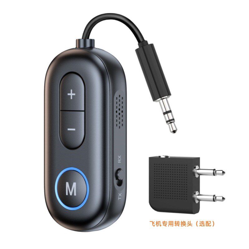 车载接收发射器二合一飞机电视音频音响线发射器