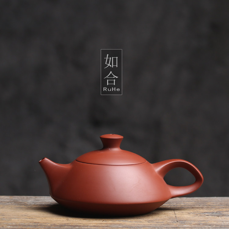 老手艺 朱泥壶潮州特产送礼传统手拉手工壶茶具茶壶章林浩 守智壶