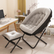 折叠躺椅季 月亮椅靠背椅休闲家用阳台椅懒人沙发椅宿舍椅