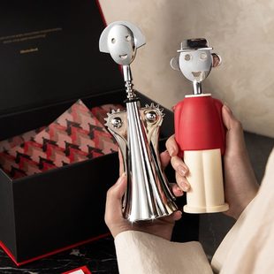 禮盒 微醺 ALESSI 臻遇 紅酒開瓶器禮盒多功能藝術(shù)家用送禮