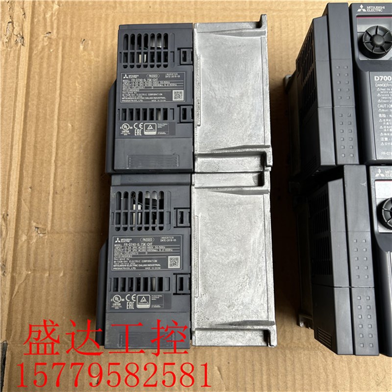 三菱变频器D700/D740 04/075/15/22/37/55/75XKW 拆机包好