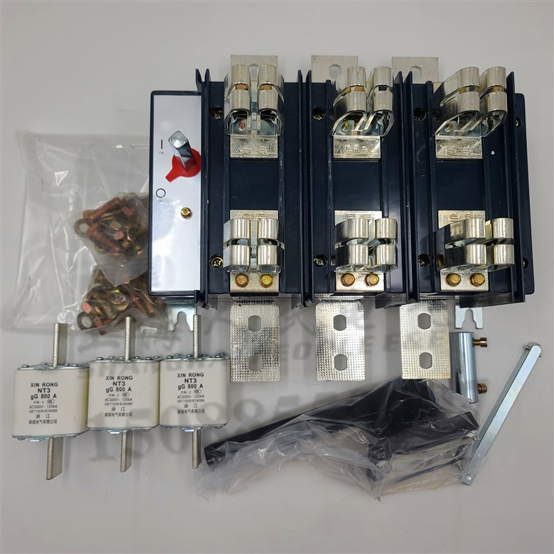 上海人民 QSA 800/3  HH15(QSA)-800/3 隔离开关熔断器组含熔断器