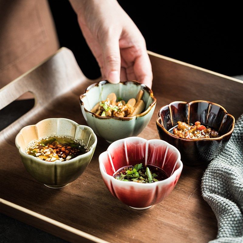 高档陶瓷小碟子蘸料调料碟酱油醋调味碟莲花造型碟可爱奢华商用,餐饮具,碟,淘宝优惠券,粉丝福利购,淘宝优惠卷