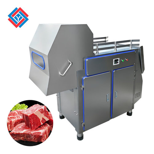 九盈冻肉流水线冻肉切块机JYQK-2000 大块冻肉切小块的机器