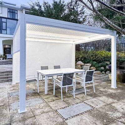 户外凉亭庭院铝合金电动