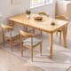 腿餐桌家用出租房小户型吃饭桌子长方形简约商用餐饮桌椅组合