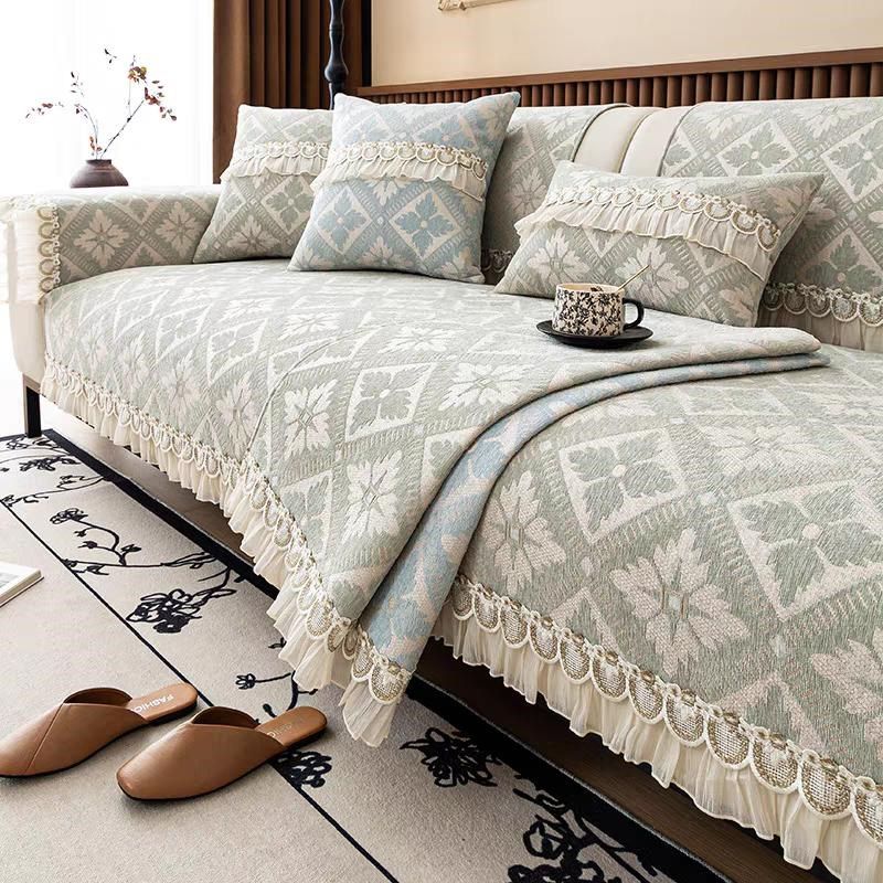 雪尼尔裙边沙发垫四季通用0滑沙发套罩盖布高级垫子,居家布艺,沙发垫,淘宝优惠券,粉丝福利购,淘宝优惠卷