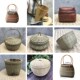 竹编背篓 复古色茶篓 定竹编品 竹编茶叶篓收纳筐精品小竹筐