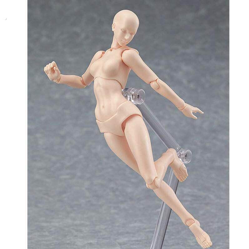 木头人偶关美节木偶素体人节体模型术绘画摆件人体手掌手指关可动