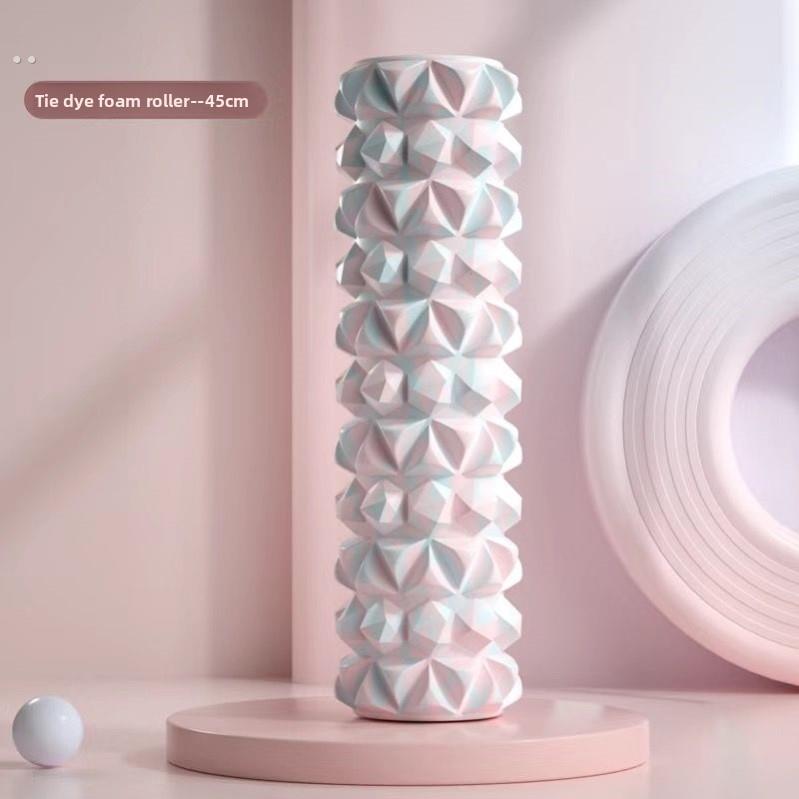 泡沫轴女生瑜伽柱空心浮点狼牙滚轴超痛后背训练狼牙棒大腿按摩器