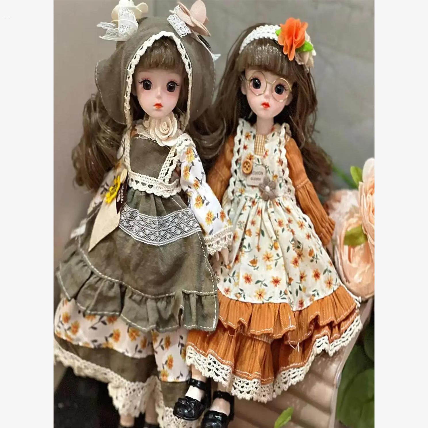 30厘米娃娃玩具女孩可换衣服洋娃娃玩偶公主宝宝儿童生日礼物