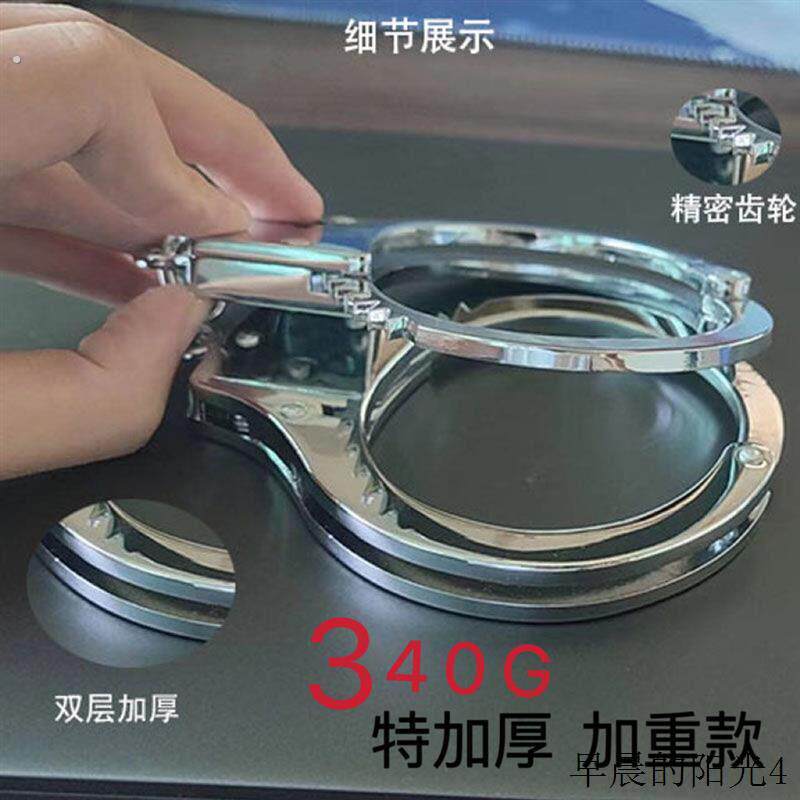 手铐加厚加重老款剧本杀手扣锁囚犯手拷密室逃脱脚镣铐道具表演