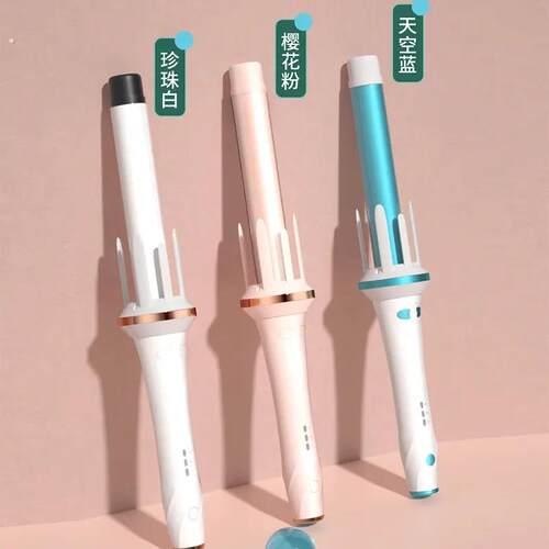 雅美奇源头工厂全自动卷发棒电动旋转烫发棒女波浪干湿两用可外贸