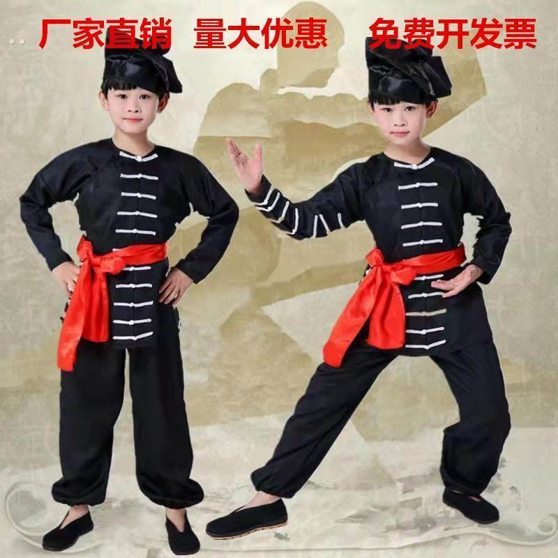 武松打虎演出服成人话剧水浒传再上景阳冈戏服幼儿园六一表演服装