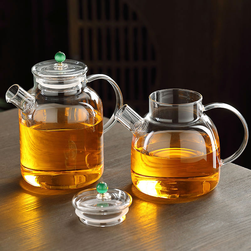 耐高温玻璃茶壶电陶炉烧水养生煮茶器大容量泡水果花茶具套装