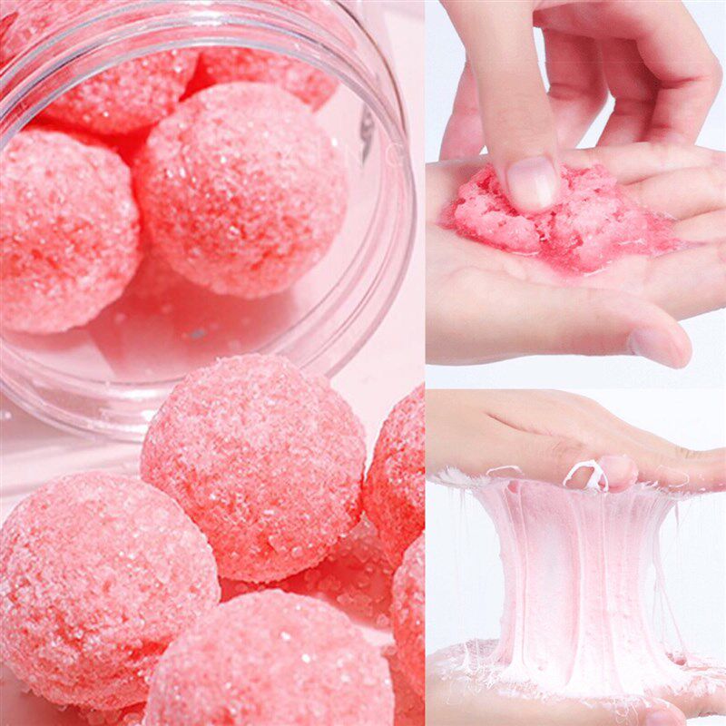 樱桃糖果磨砂球去死皮去角质除螨嫩白沐浴磨砂膏 去鸡皮水蜜桃味