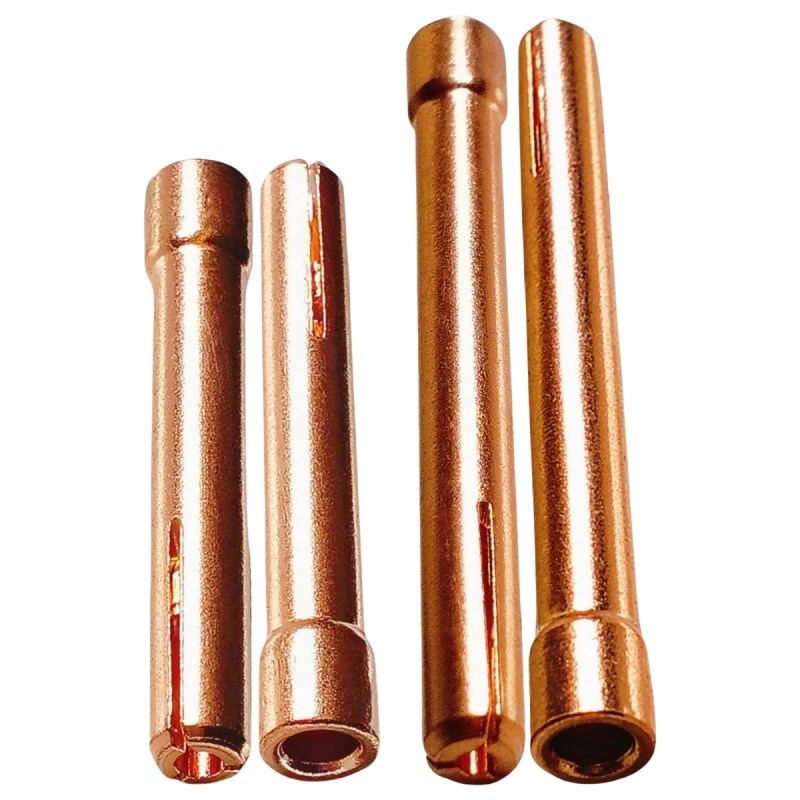 10支装 36mmh50mm长紫铜夹 TIG150WP18WP26型号1.6/2.0/2.4钨针夹