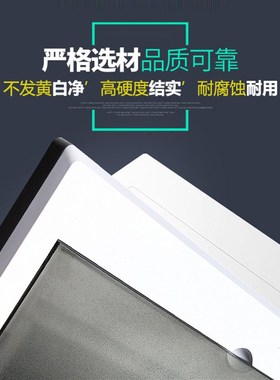 全白色简约配电箱面板15平板16梅兰1H8回路盖板照明强电箱塑料盖