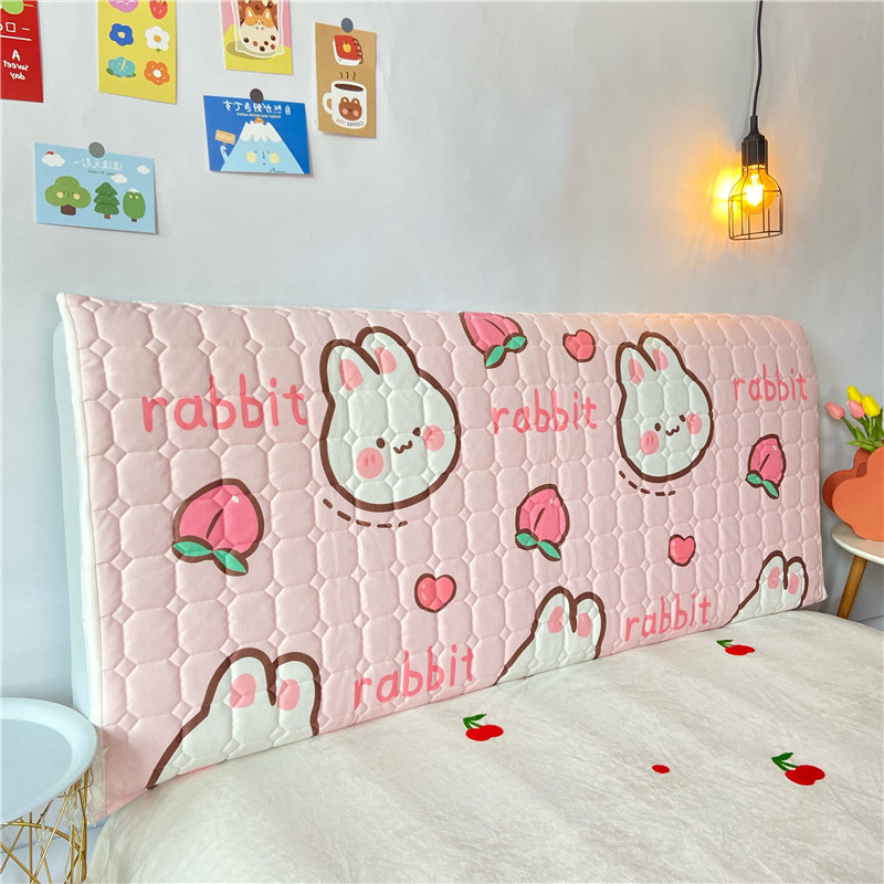 床头靠垫软包套防撞夹棉床头罩实木F皮床全包床头套加厚防尘保护