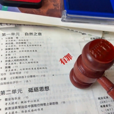 创意搞怪法官锤印章手账