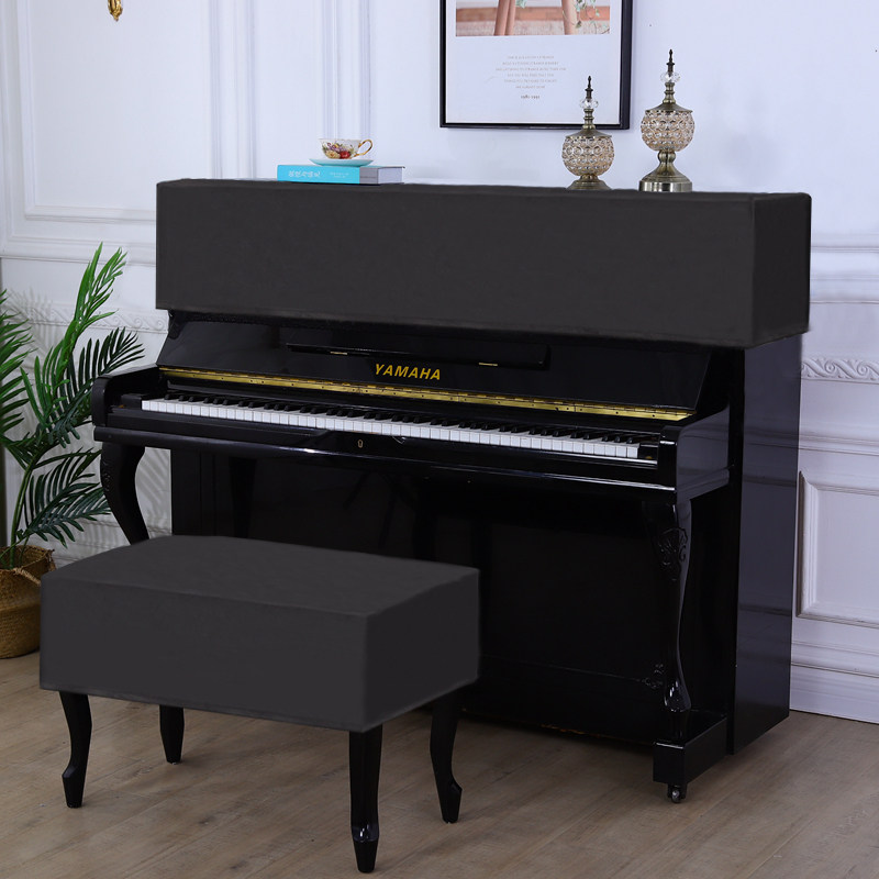 防水免洗不沾毛钢琴罩防尘罩防猫抓简约高档布艺电钢琴罩全罩盖