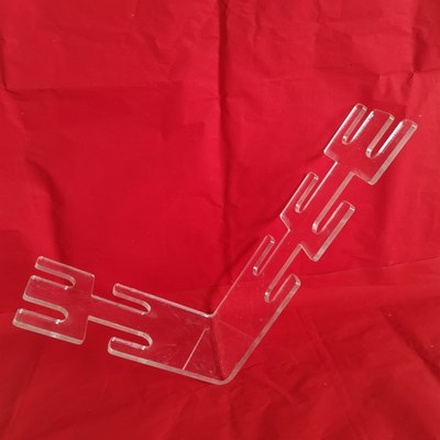 呼吸回路支架 管路支架 医用麻醉螺纹管支架 亚克力透明 L型开票