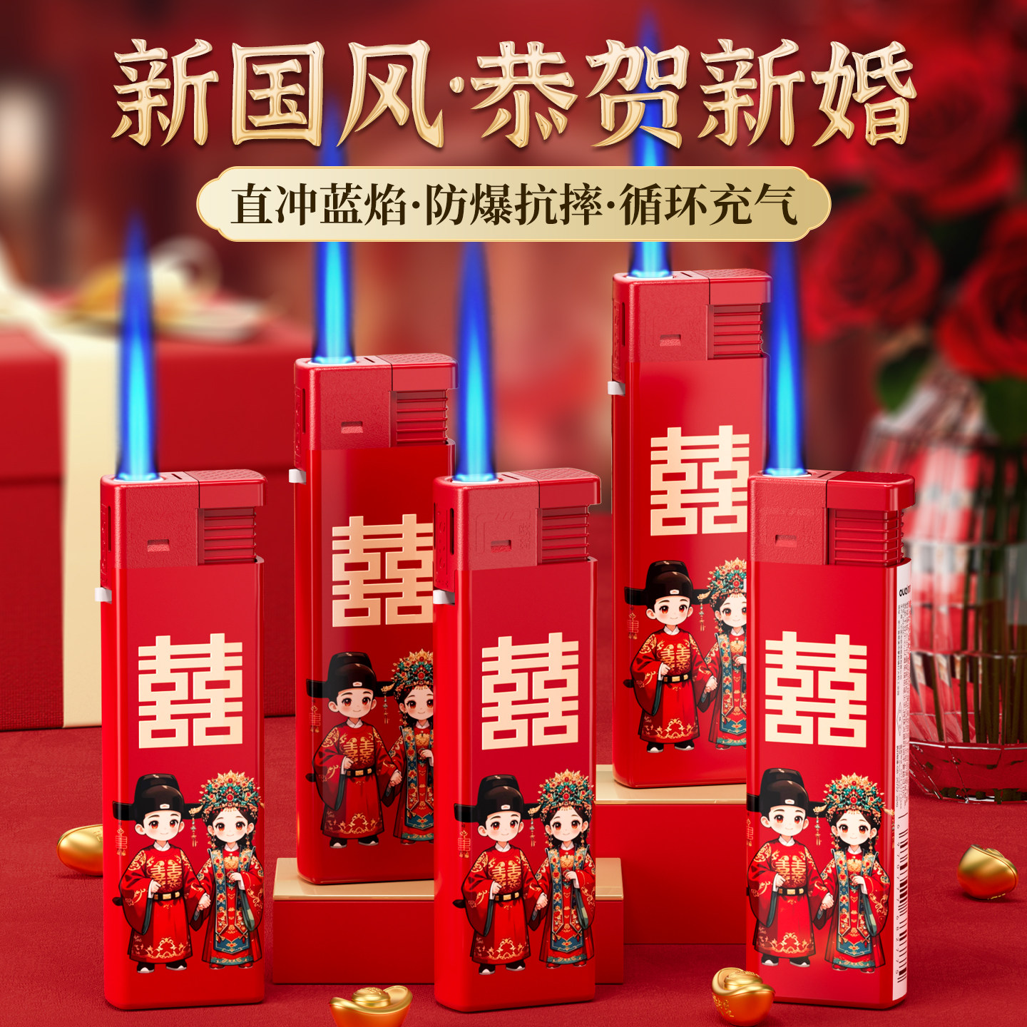 万事发防爆蓝焰直冲防风机图片