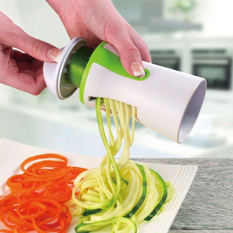 1PC Bladdes Vegetable Spiralizer Slicer Twister Handheld Spi