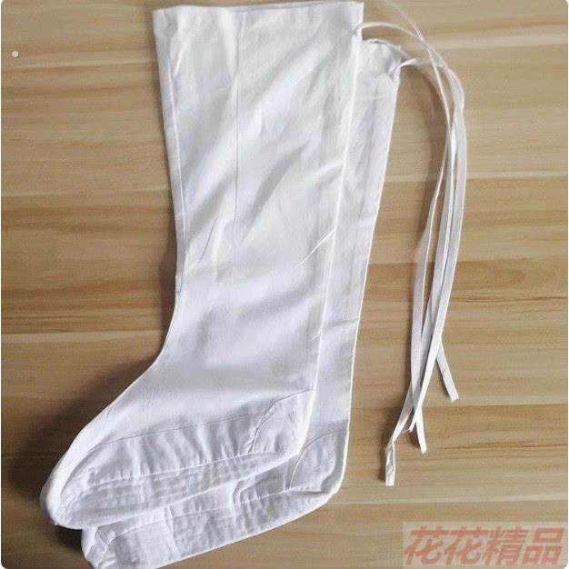 古装布袜男女袜子戏剧戏曲白色云袜小生靴袜影视古装僧袜道士袜子