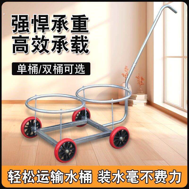 出口德国脏水小推车水车垃圾车手拉式桶装水拉车农村家用泔水