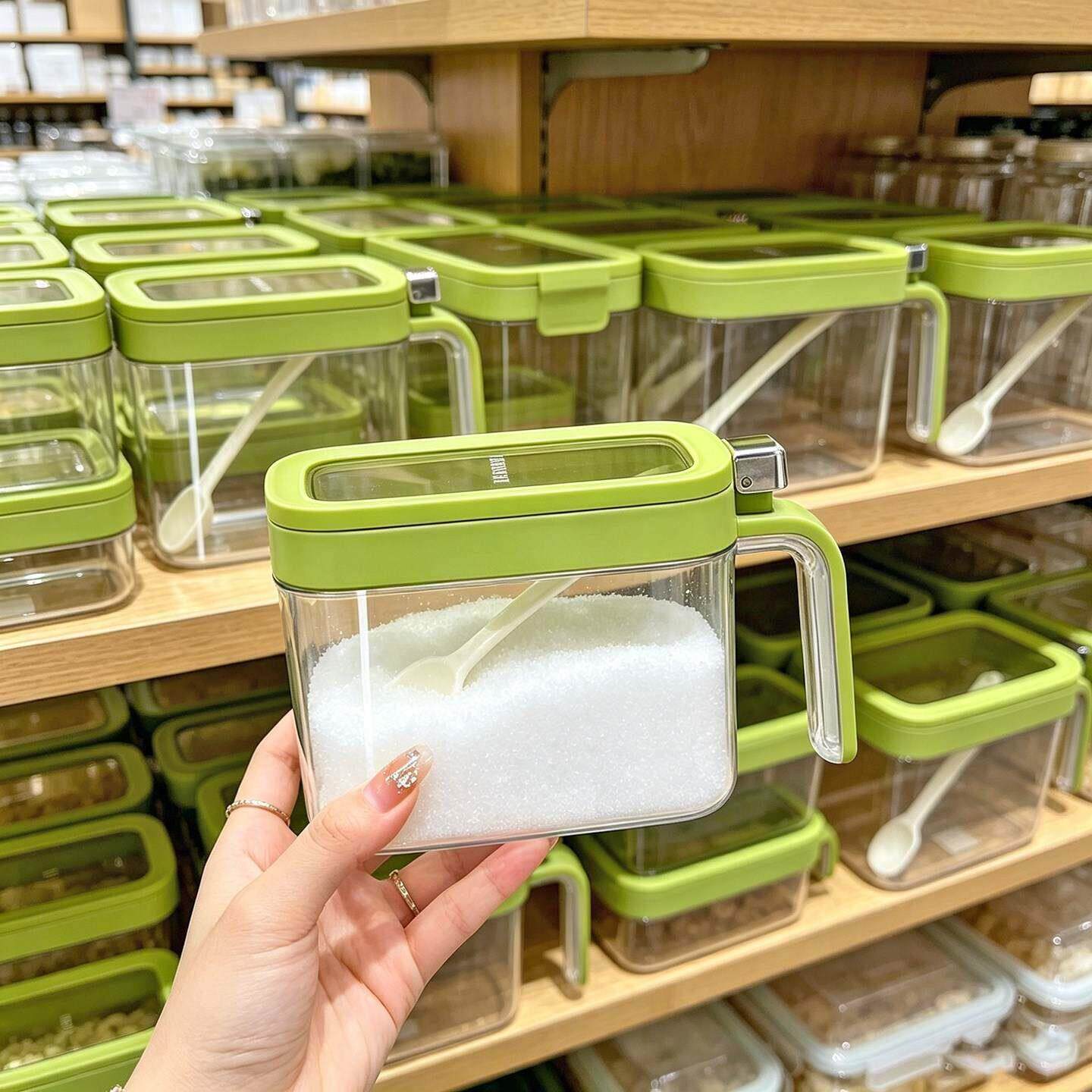 厨房调味罐家用分装盐味精香料调味收纳盒密封防潮防漏密封调味瓶