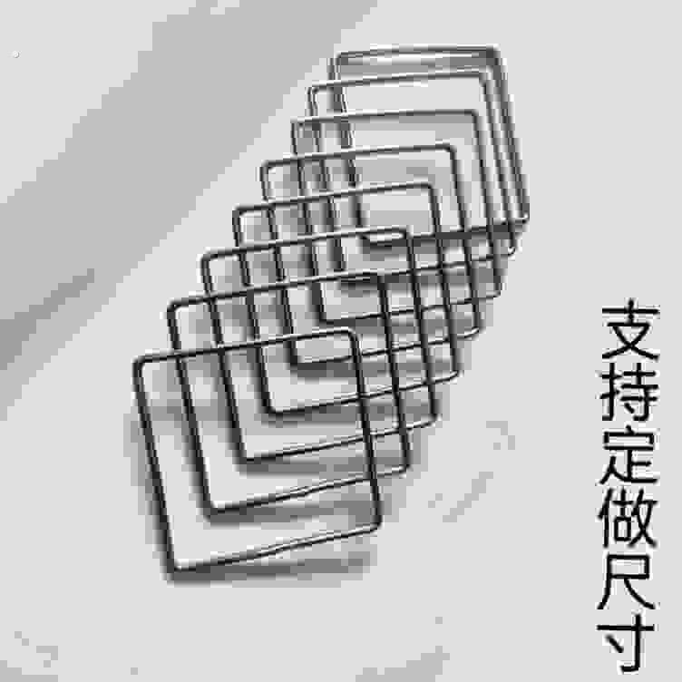 不锈钢定制方形框矩形圆形不锈钢方框框不锈钢方环手工编织方圈