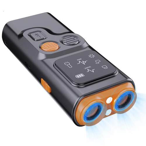 跨境超声波驱狗器新款双头止吠器训狗器阻止狗叫赶狗大功率