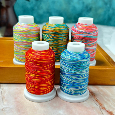 18股段染南美蜡线编织手绳线 手工编绳diy材料千里江山股线蜡线绳