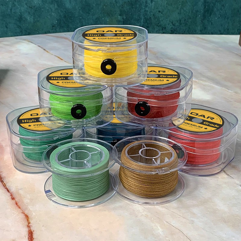0.2mm极细南美圆蜡线 手工编织戒指手绳细线股线macrame编绳线材
