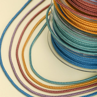 2mm如意线编织绳 黄金挂件细绳吊坠编绳项链挂脖红绳挂绳材料绳子