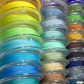 莫兰迪加密71号玉线10米小卷0.4mm极细无弹力小米珠手链diy串珠线