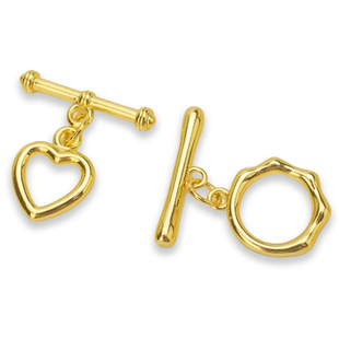 OT扣铜镀18k金手链扣子手工编织收尾扣头编绳连接配件diy饰品材料