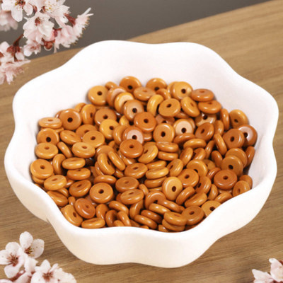 百搭A级6X2mm橄榄核隔片 金刚菩提手串隔珠文玩配饰diy饰品配件