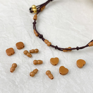 文玩橄榄核散珠花瓶葫芦雕刻迷你珠菩提手串隔珠配饰diy饰品配件