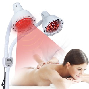 双头红外线理疗灯美容院加热烤灯注水家用取暖烤电神灯爆灯泡