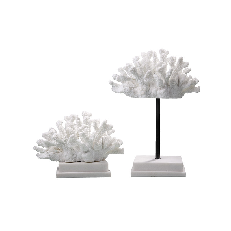 简约现代风格仿真珊瑚 家居饰品 半手工工艺品