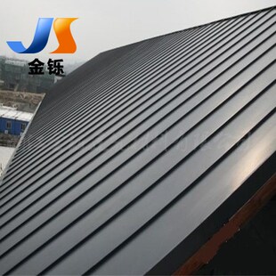 镁锰屋面板25-430度假村酒店氟碳漆立边咬合合金屋面承接安装