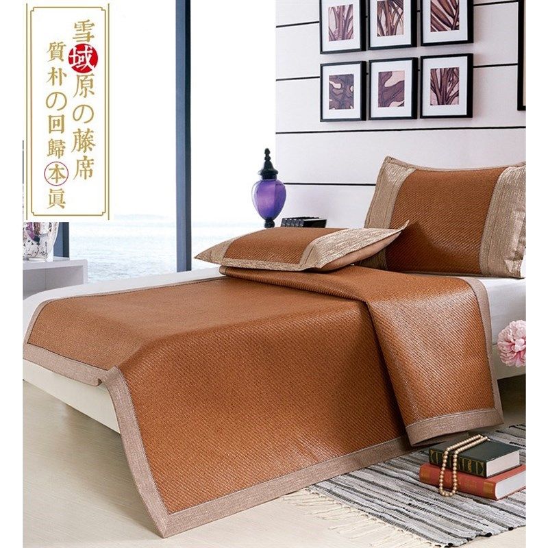 高端天然纯藤席子2024新款夏季1.8米加厚藤席1.5m软凉席1.2手工藤,床上用品,藤席,淘宝优惠券,粉丝福利购,淘宝优惠卷