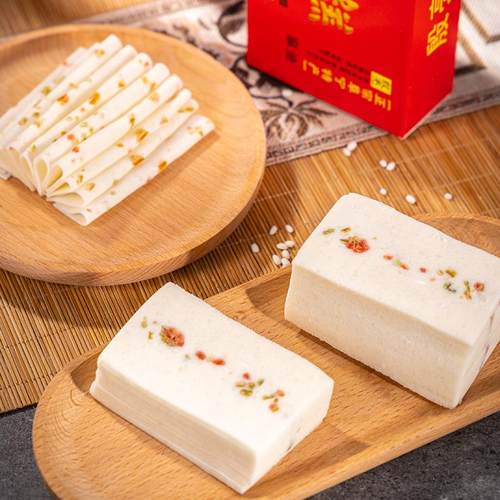 殷亮正宗阜宁大糕江苏盐城特产云片糕450g条玉带糕结婚喜糕步步糕