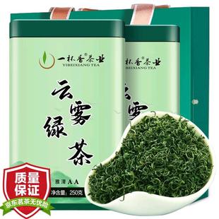 一杯香 云雾绿茶2盒共500g茶叶日照充足浓香型春茶2024新茶叶礼盒