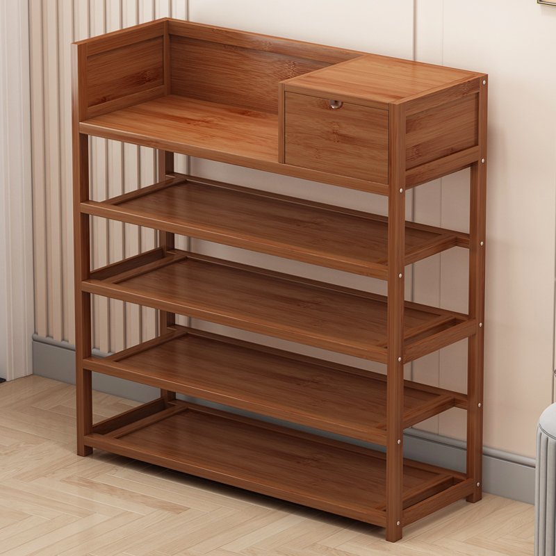 楠竹鞋架子简易多层经济型门口宿舍客厅实木家用收纳置物鞋柜落地