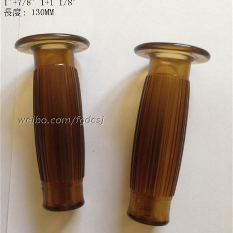 复古摩托车把胶酒桶可乐菠萝-半透明咖啡色-握把手把胶套握把套