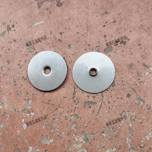 不锈钢牙片圆管封口片圆片圆牙片带丝牙片焊接堵头攻Y丝片连接件